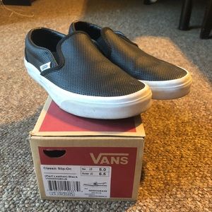 Leather Slip on Vans